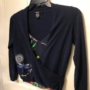 Awesome Artistic Lightweight Sweater from Desigual